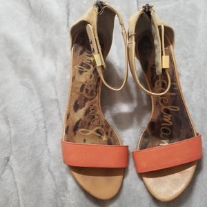 SAM EDELMAN Sophie Low Wedge Sandals